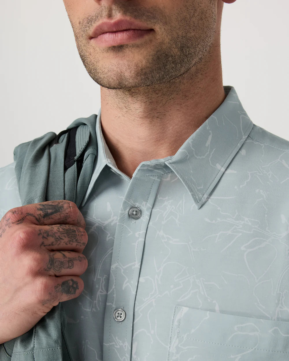 Short Sleeve Bridge Button Down