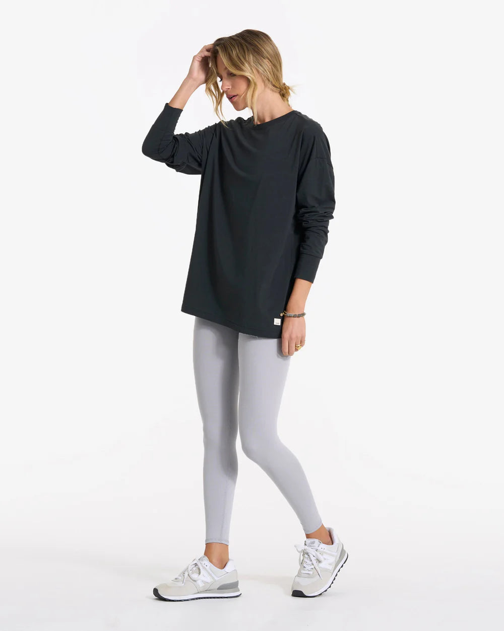 Long-Sleeve Feather Tee